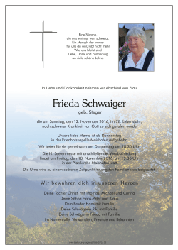 Schwaiger Frieda12.11.2016