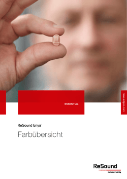 Farbübersicht