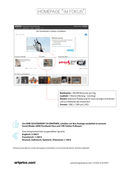 homepage &ldquo;im fokus