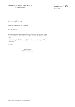 Drucksache 17/1564 - Landtag Rheinland