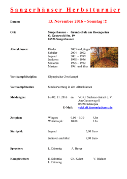Herbstturnier im Gewichheben