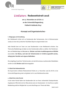 Linklaters Redewettstreit 2016