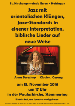Jazz mit orientalischen Kl&auml;ngen, Jazz