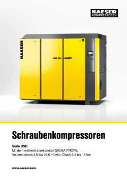 DSD 75&ndash;132 kW - KAESER Kompressoren