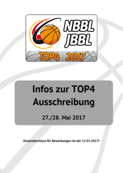Infos zur TOP4 Ausschreibung