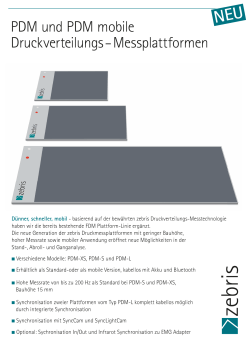 PDM und PDM mobile Druckverteilungs