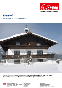 Erlenhof in Kirchdorf in Tirol