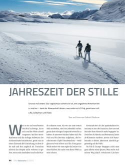 Jahreszeit der stille - Deutscher Alpenverein