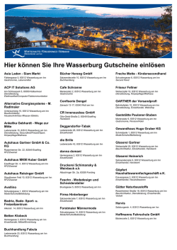 Liste der Akzeptanzstellen als PDF