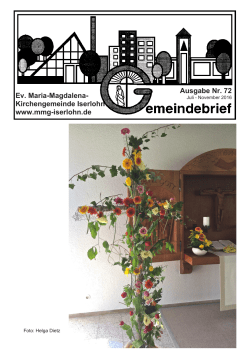 Gemeindebrief 72_bearb - Ev. Maria