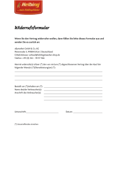 Widerrufsformular