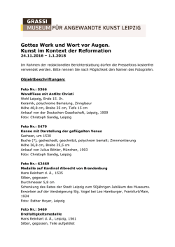 Gottes Werk und Wort vor Augen. Kunst im Kontext