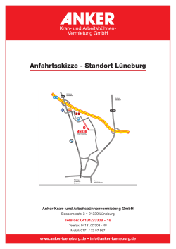 Lüneburg - Anker - Kran- und Arbeitsbühnenvermietung GmbH