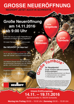 grosse neuer&ouml;ffnung
