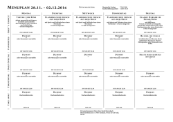 Menu PDF - Personalrestaurant Time Out Nestl&eacute; Suisse SA