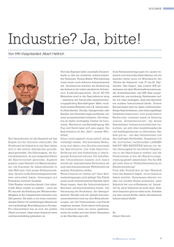 Industrie? Ja, bitte!