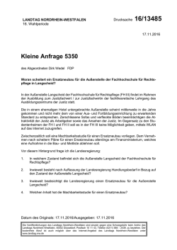 Kleine Anfrage 5350