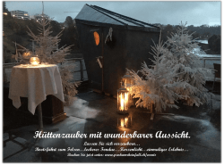 H&uuml;ttenzauber mit wunderbarer Aussicht.