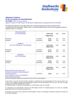 Grundlage f&uuml;r die Belieferung mit Erdgas ist die &bdquo;Verordnung &uuml;ber