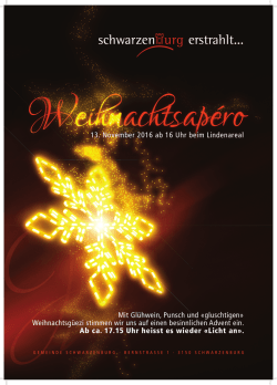erstrahlt... - Bibliothek Schwarzenburg