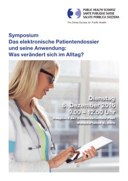 Programm - Public Health Schweiz
