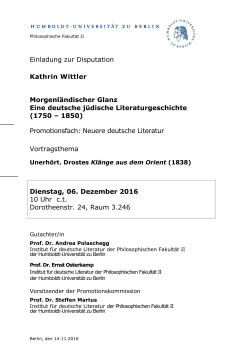 HU-Briefbogen 1.0 - Institut für deutsche Literatur