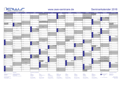 KWS-Kalender 2004 - Akademie Weinheim Seminar