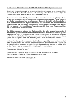 Info Klasse Big Band