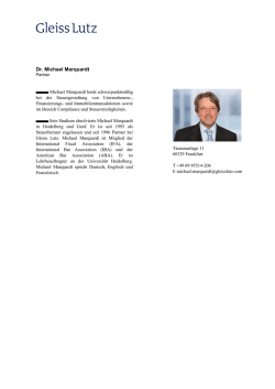 Dr. Michael Marquardt