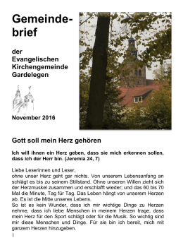 Gemeindebrief November 2016