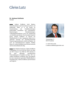 Dr. Andreas Kohlheim