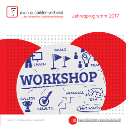 Jahresprogramm 2017