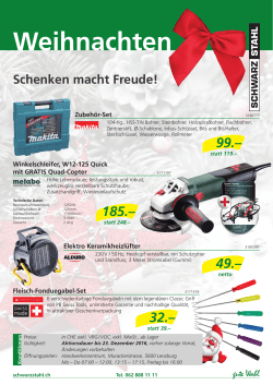 Weihnachten - Schwarz Stahl AG