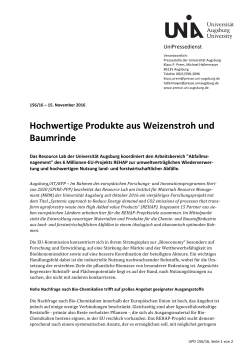 Meldung als pdf - Pressestelle der Universität Augsburg