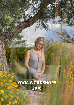 Yoga Workshops - Giardino Marling