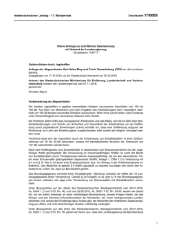 Drucksachen allgemein - Nieders&auml;chsischer Landtag