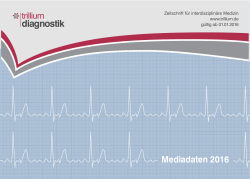 Mediadaten Trillium Diagnostik