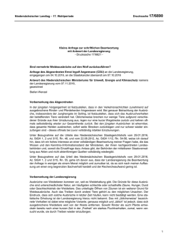 Drucksachen allgemein - Nieders&auml;chsischer Landtag