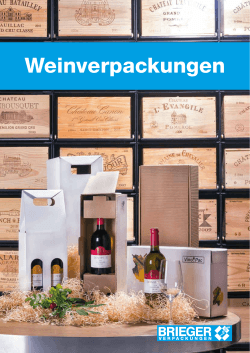 Weinverpackungen - Brieger Verpackungen