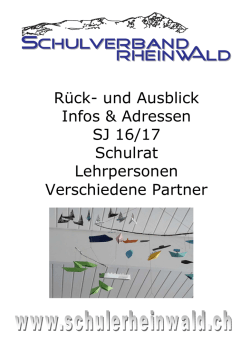 Infobrosch&uuml;re 2016/17