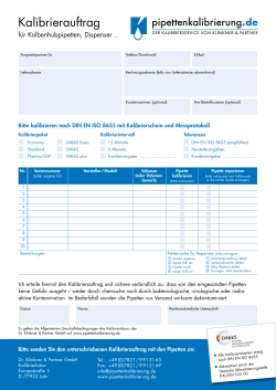 PDF-Datei zum - Pipettenkalibrierung.de