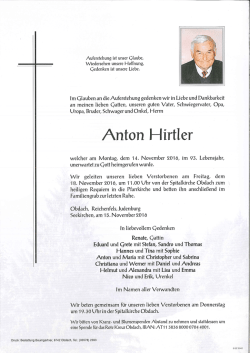 Herr Hirtler Anton