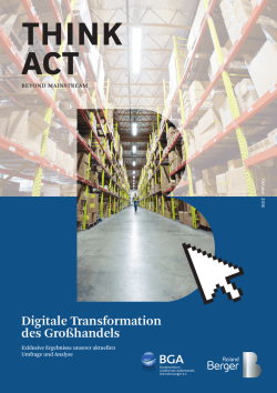 Digitale Transformation des Gro&szlig;handels