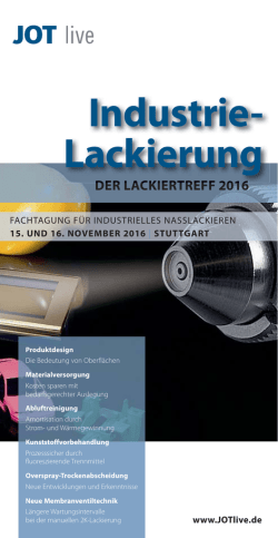 Industrie- Lackierung