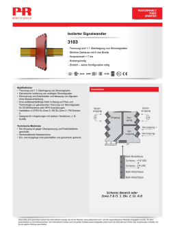 Isolierter Signalwandler