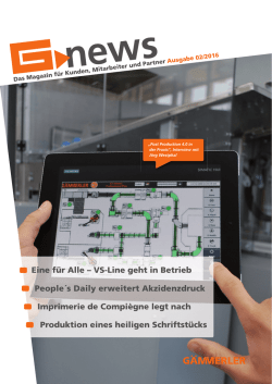 Eine f&uuml;r Alle &ndash; VS-Line geht in Betrieb People&acute;s