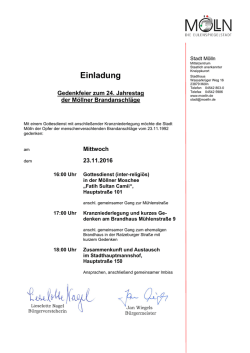 Einladung