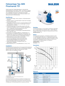 ABS Lifting Station Piranhamat 701