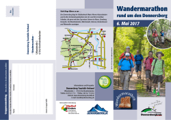 Wandermarathon - Donnersberg-Touristik