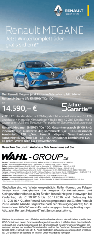 Renault MEGANE - Wahl